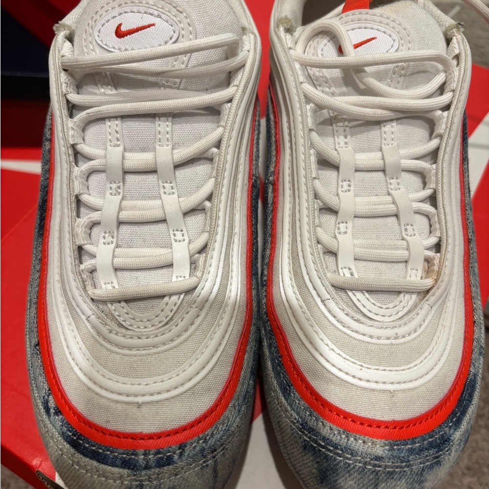 Nike Air Max 97 White with Red Accents